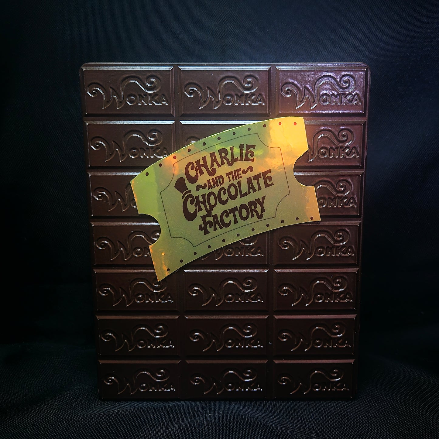 Charlie and the Chocolate Factory Wonka Bar Custom SteelBook