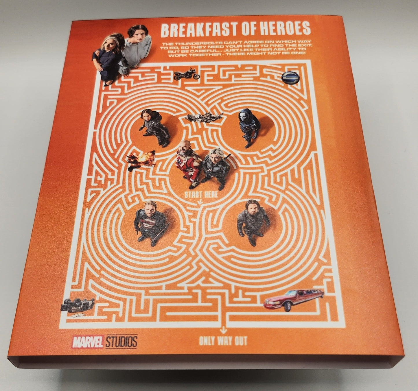 Thunderbolts Cereal Box Slipcover