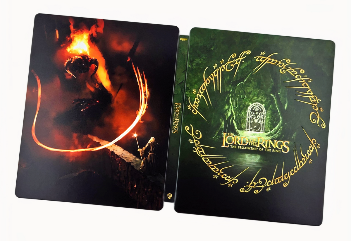 Lord of the Rings Trilogy Custom SteelBook Set (Embossed)