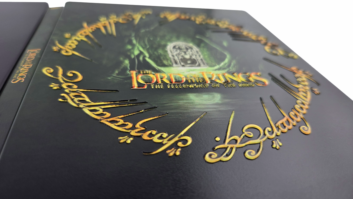 Lord of the Rings Trilogy Custom SteelBook Set (Embossed)