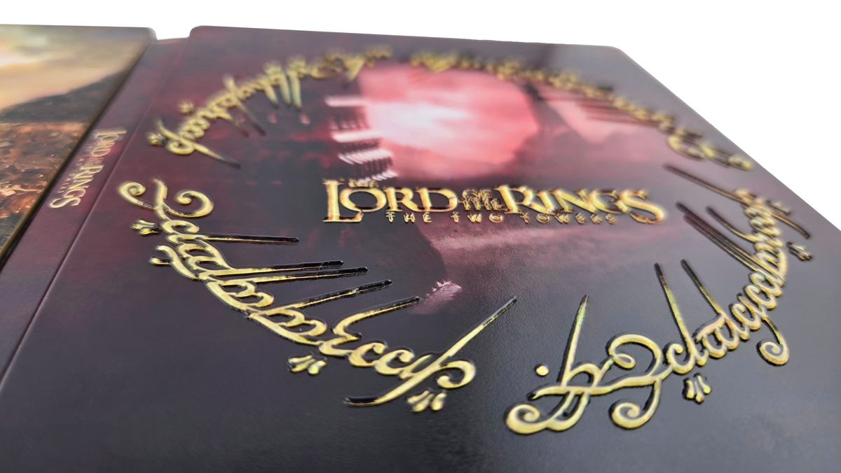 Lord of the Rings Trilogy Custom SteelBook Set (Embossed)