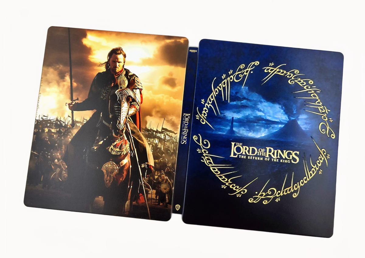 Lord of the Rings Trilogy Custom SteelBook Set (Embossed)