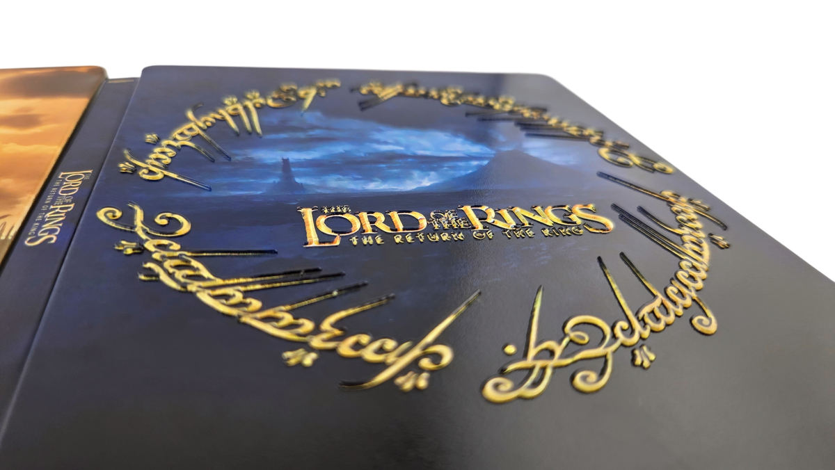 Lord of the Rings Trilogy Custom SteelBook Set (Embossed)
