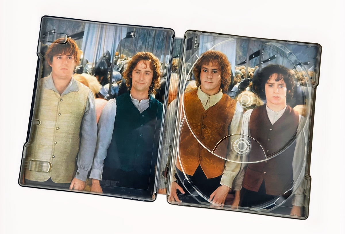 Lord of the Rings Trilogy Custom SteelBook Set (Embossed)