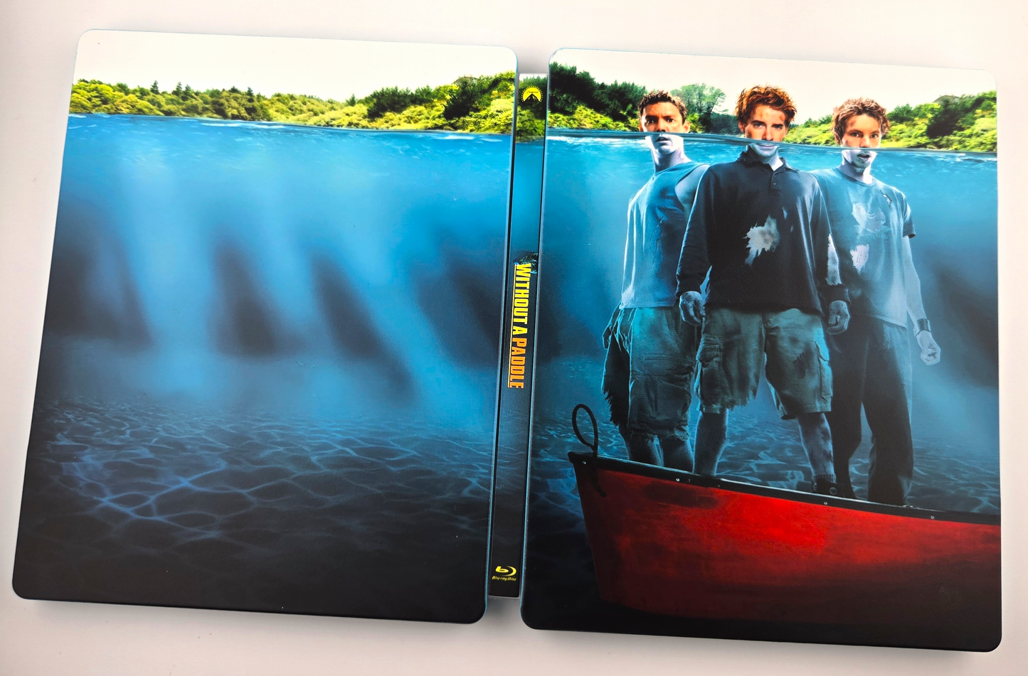 Without A Paddle Custom SteelBook (Clear Slipcover)