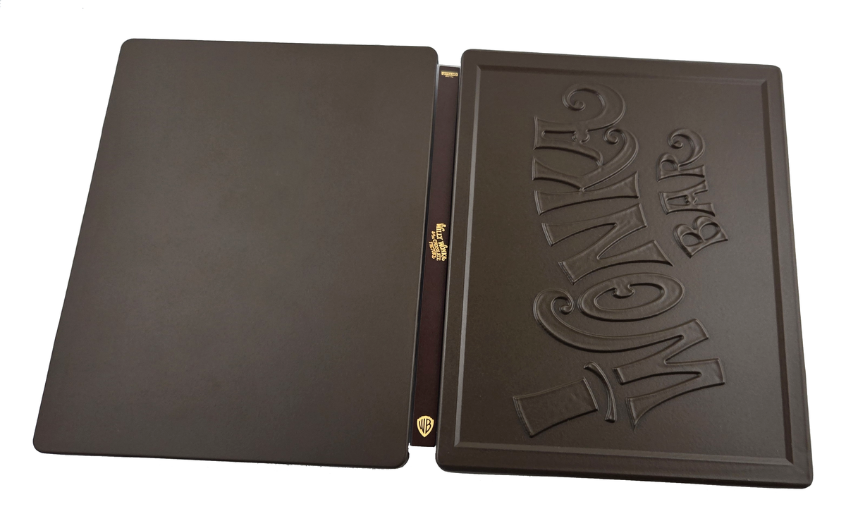 Willy Wonka and the Chocolate Factory Wonka Bar Custom SteelBook